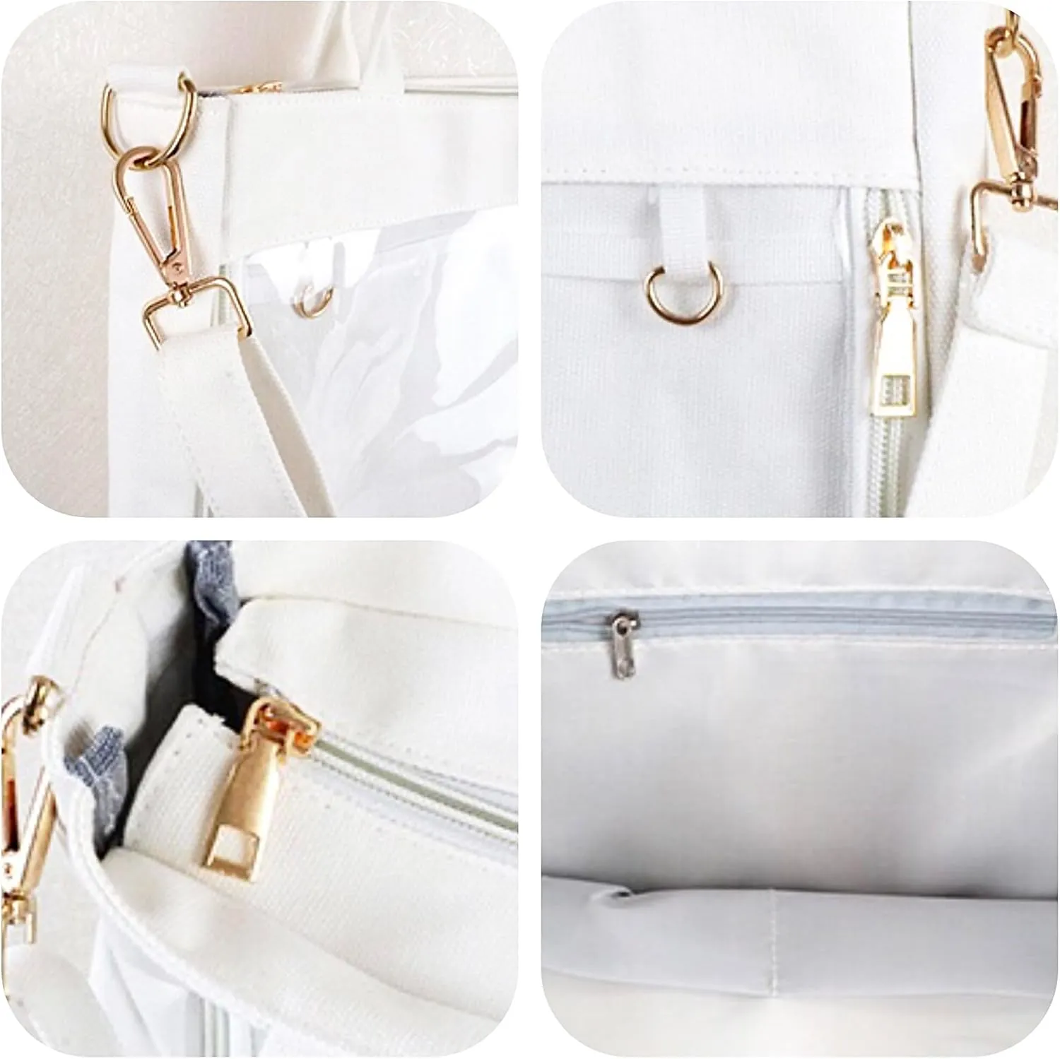 Cute Ita Bag Multi-Purpose Crossbody Bag Messenger Bag Shoulder Tote Bag Purse Kawaii Anime Pin Display Bag for Cosplay