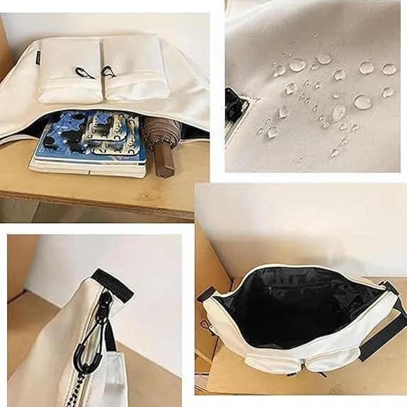 Dallaswind Large Capacity Messenger Bag,Large Capacity Messenger Bag with Shoulder Strap for Unisex
