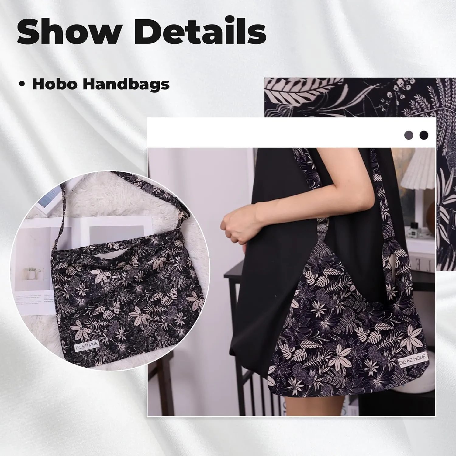 DGAZ Fashion Messenger Bag, Crossbody Bag with Adjustable Shoulder Strap, Gift Ideas for Women