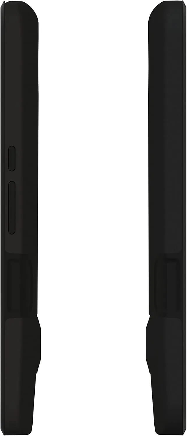 DILEX Pro Case with Metal Kickstand and Holster Combo for use with Motorola Nexus 6 - Retail Packaging - Black