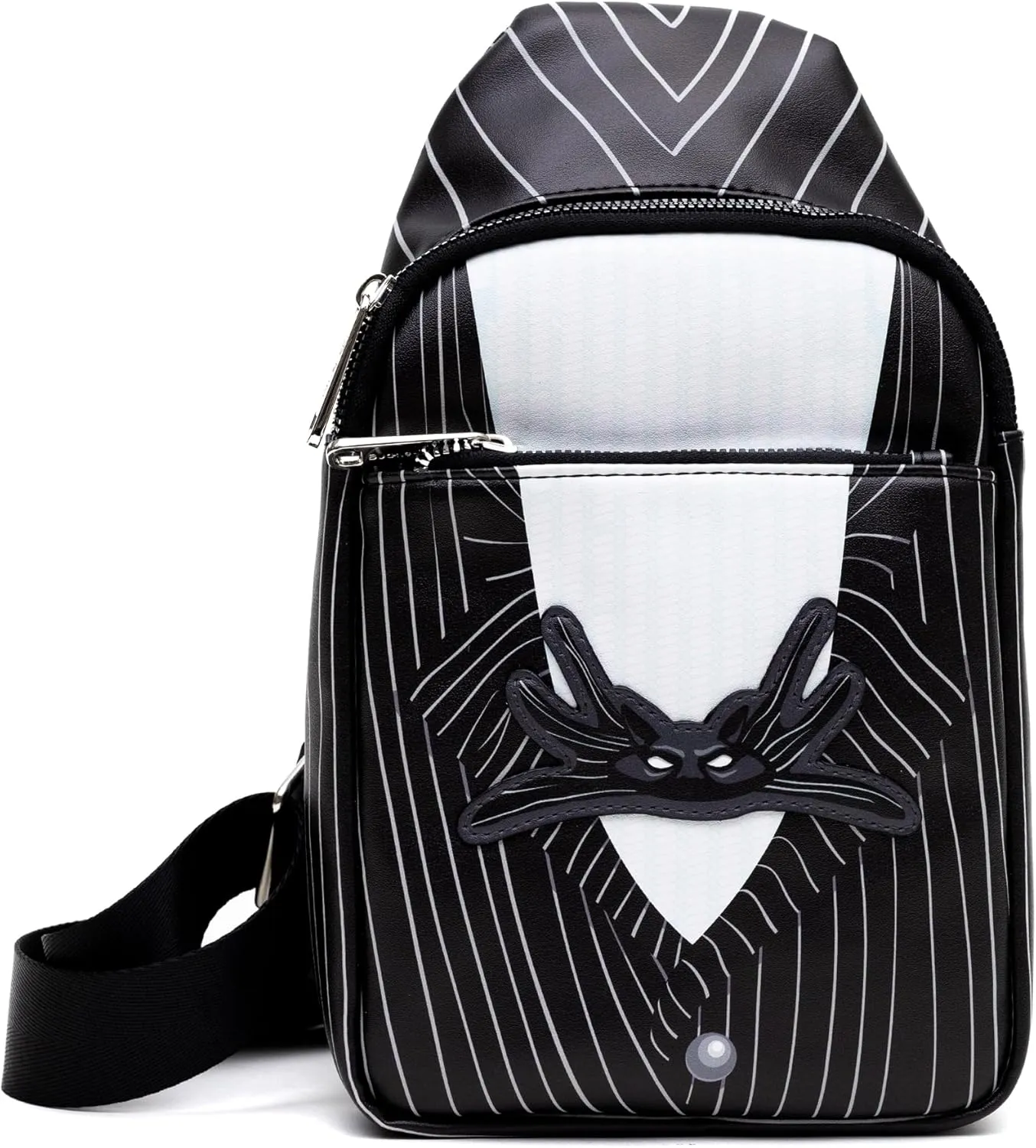 Disney Bag, Cross Body, The Nightmare Before Christmas NBC Jack Skellington, Vegan Leather, Black