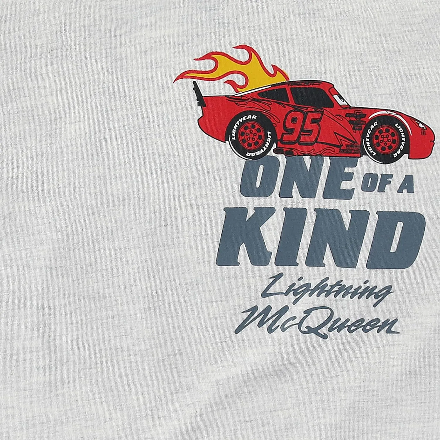 Disney Cars Lightning McQueen Boys 2 Piece Short Sleeve T-Shirt and Shorts Set for Toddler and Big Kids