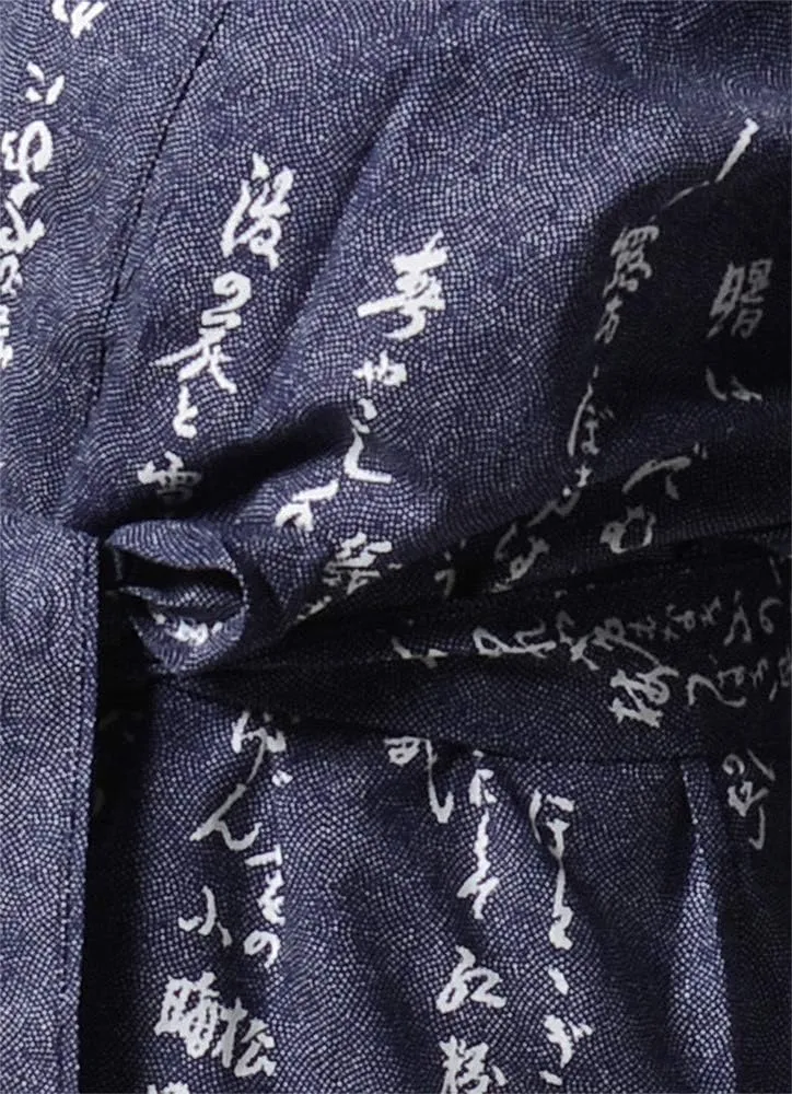 Dita Tokyoin Traditional Made In Japan Cotton Yukata Robe (Japanese Pajama Kimono) Easy Wearing set2