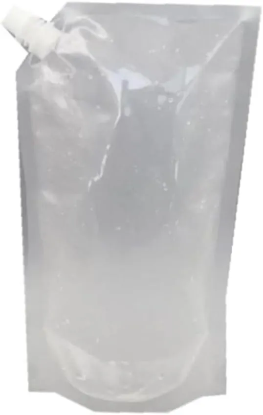 Drinking Flask Set with 10 Pouches and 1 Funnel Plastic Wine Flask Bag for Travel Sports Hiking