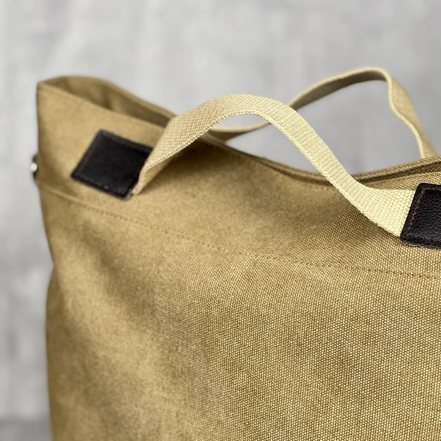 DuraStyle Canvas Crossbody Bag, Messenger, Hobo, Versatile, Zipper at Opening