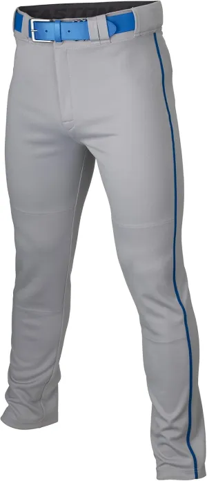 Easton Men's Rival  Baseball Pants | Full Length Semi-Relaxed Fit | Adult Sizes | Piped | Multiple Colors