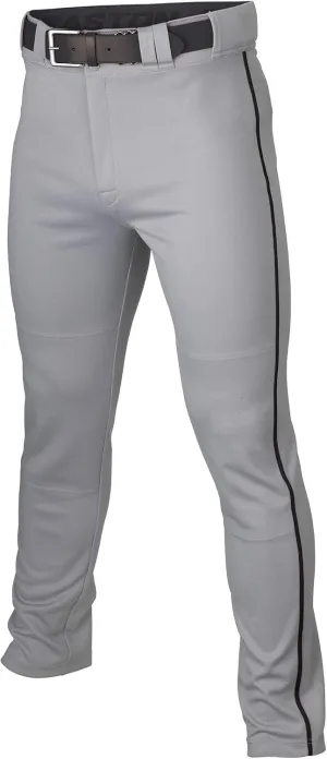 Easton Men's Rival  Baseball Pants | Full Length Semi-Relaxed Fit | Adult Sizes | Piped | Multiple Colors
