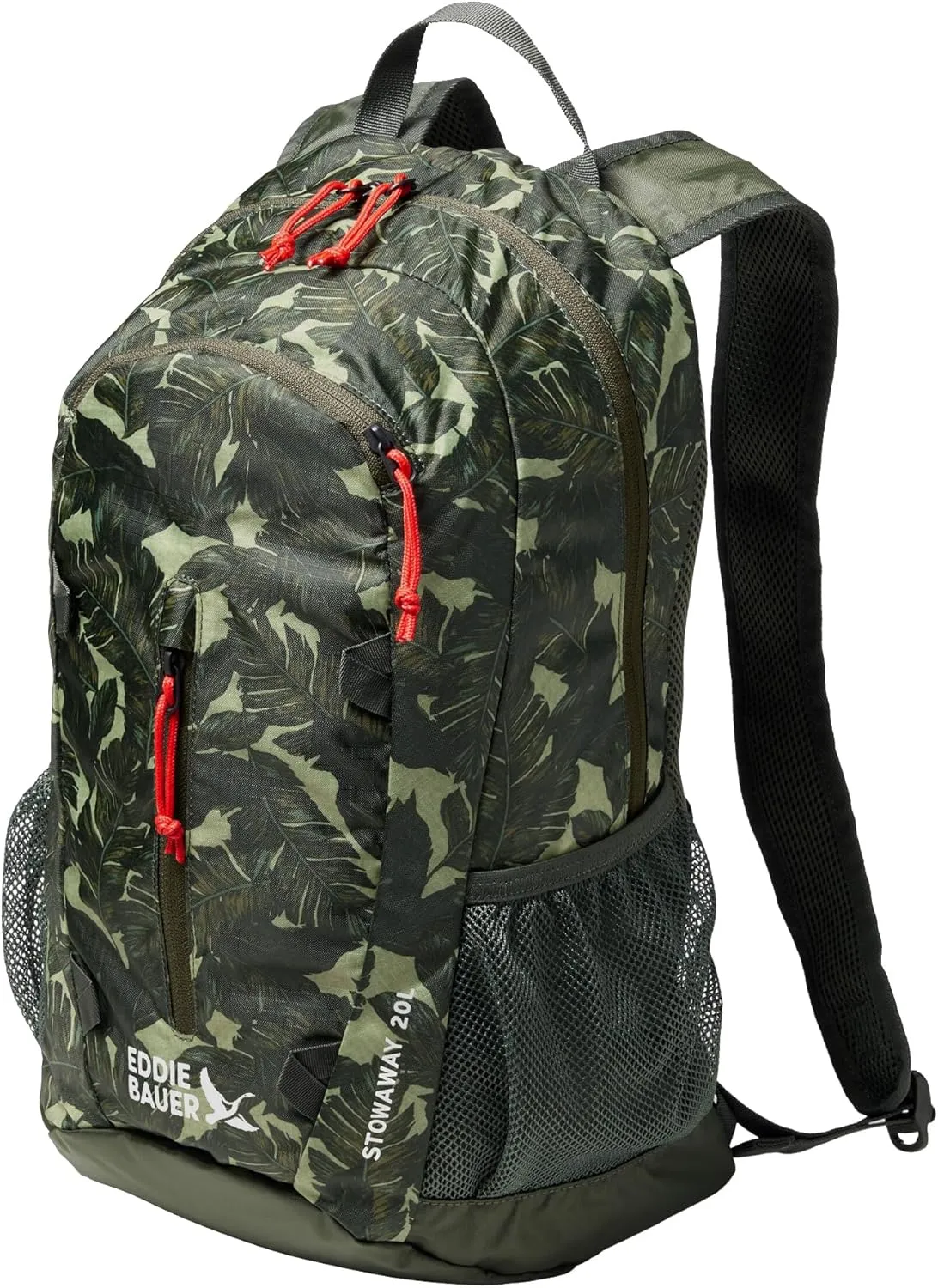Eddie Bauer Stowaway Packable Backpack-Made from Ripstop Polyester, Dark Loden, 20L