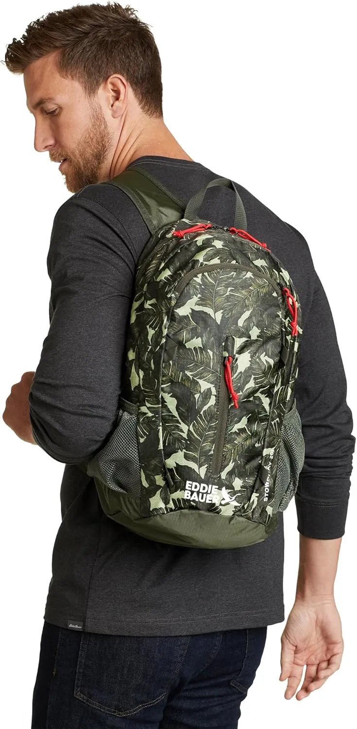 Eddie Bauer Stowaway Packable Backpack-Made from Ripstop Polyester, Dark Loden, 20L