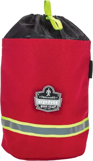 Ergodyne - 13081 Arsenal 5080L Fireman's SCBA Respirator Firefighter Mask Bag for air pack with Fleece Lining Red