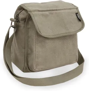 Everest Luggage Canvas Messenger, Olive, Olive, One Size