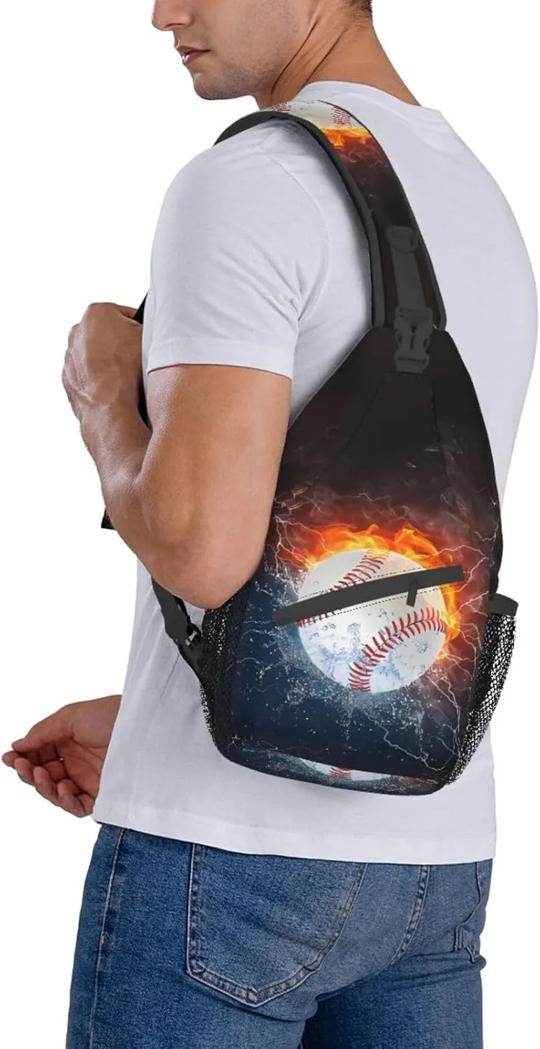 Fashion Chest Sling Bag For Women Men Adjustable Strap Crossbody Shoulder Backpack Hiking Travel Fashion Unisex Daypack