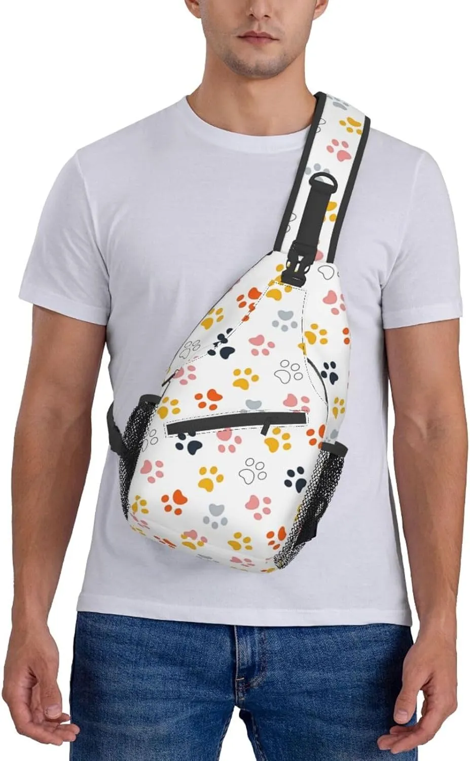 Fashion Chest Sling Bag For Women Men Adjustable Strap Crossbody Shoulder Backpack Hiking Travel Fashion Unisex Daypack