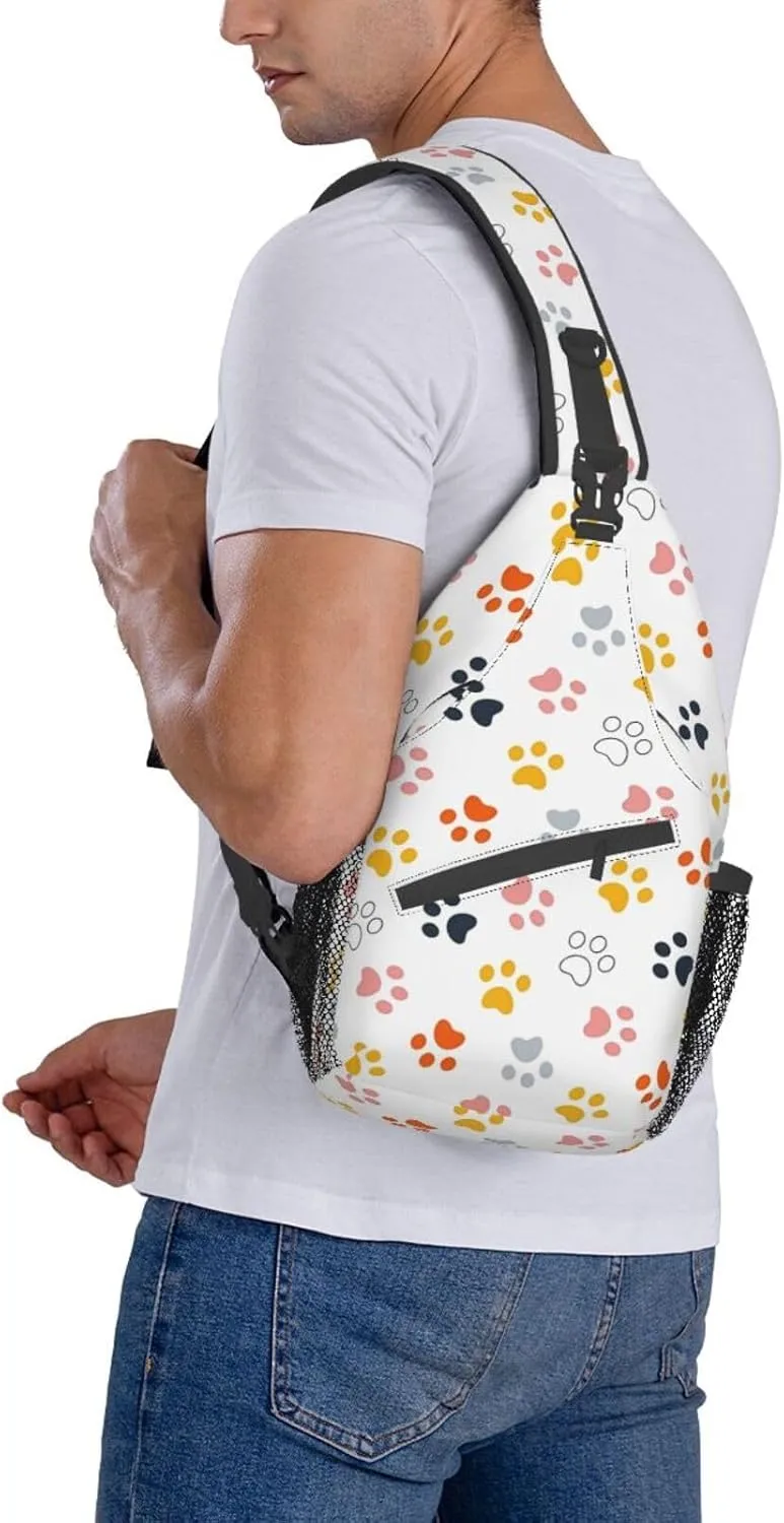 Fashion Chest Sling Bag For Women Men Adjustable Strap Crossbody Shoulder Backpack Hiking Travel Fashion Unisex Daypack