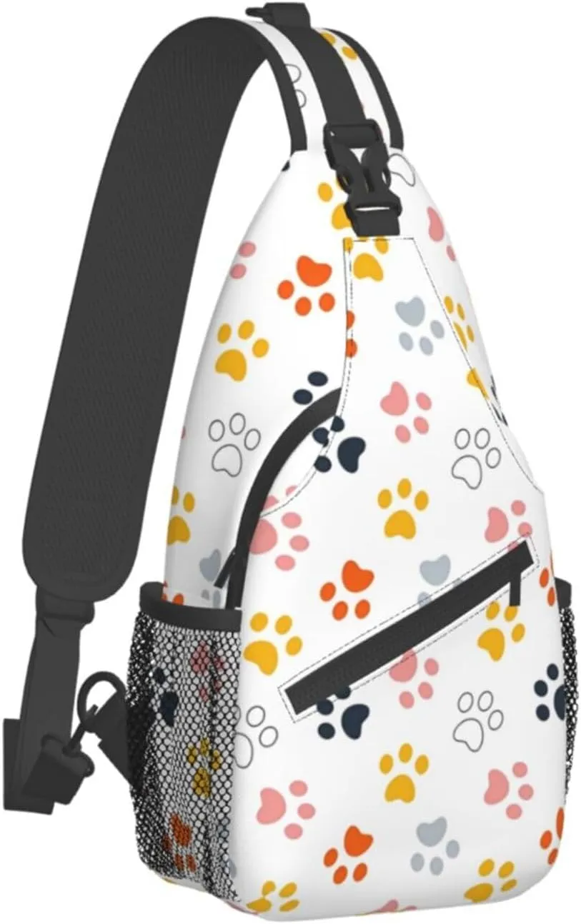 Fashion Chest Sling Bag For Women Men Adjustable Strap Crossbody Shoulder Backpack Hiking Travel Fashion Unisex Daypack