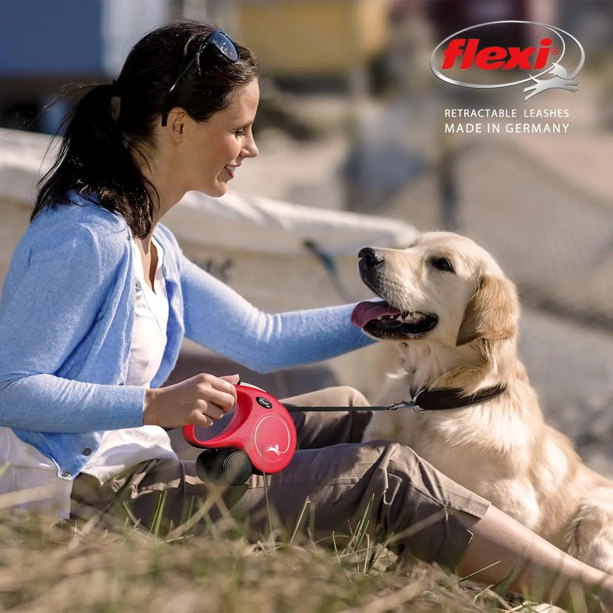 Flexi Classic Red Small Corded Dog Lead 5M 12kg