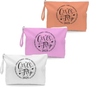Fokongna 3PCS Girls Trip Gifts Wet Bag Wet Dry Bag Beach Bag Favors for Swimsuit Toiletry Bag Travel Essentials For Women, Beach Travel Gym Wet Dry Bag for Swimsuit Dirty Diaper Bag Gifts