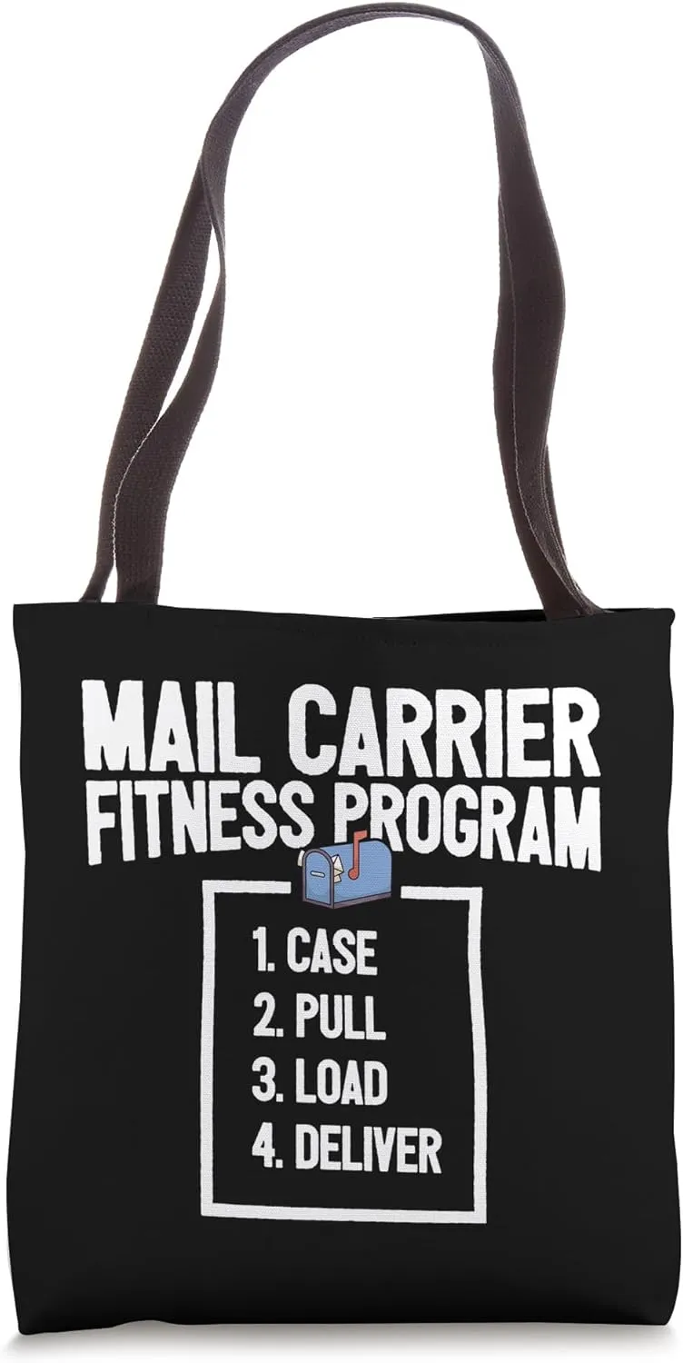 Funny Mail Carrier Mailman I Fitness Programm Postman Tote Bag