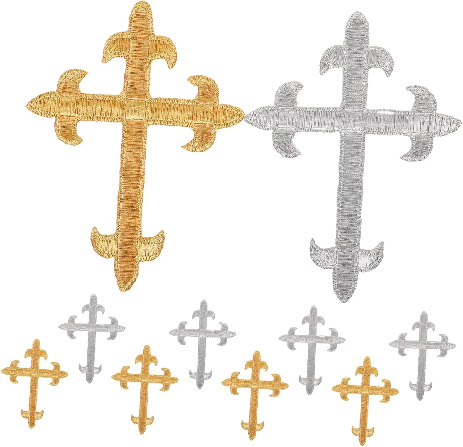 Gadpiparty 10Pcs Shaped Patches Decorative Embellishments for Clothing Hats Bags Easy to Apply Appliques Designs for Repair Decoration