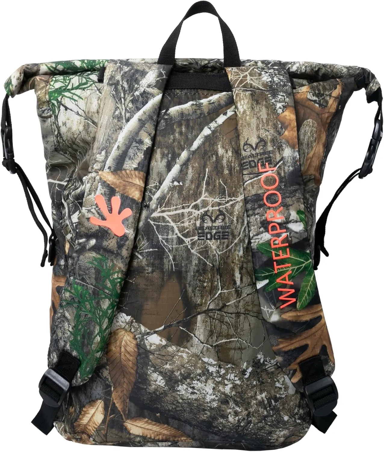 geckobrands Lightweight 30L Waterproof Backpack - Lightweight Watertight Outdoor Bag Hiking Traveling Light Water Activities