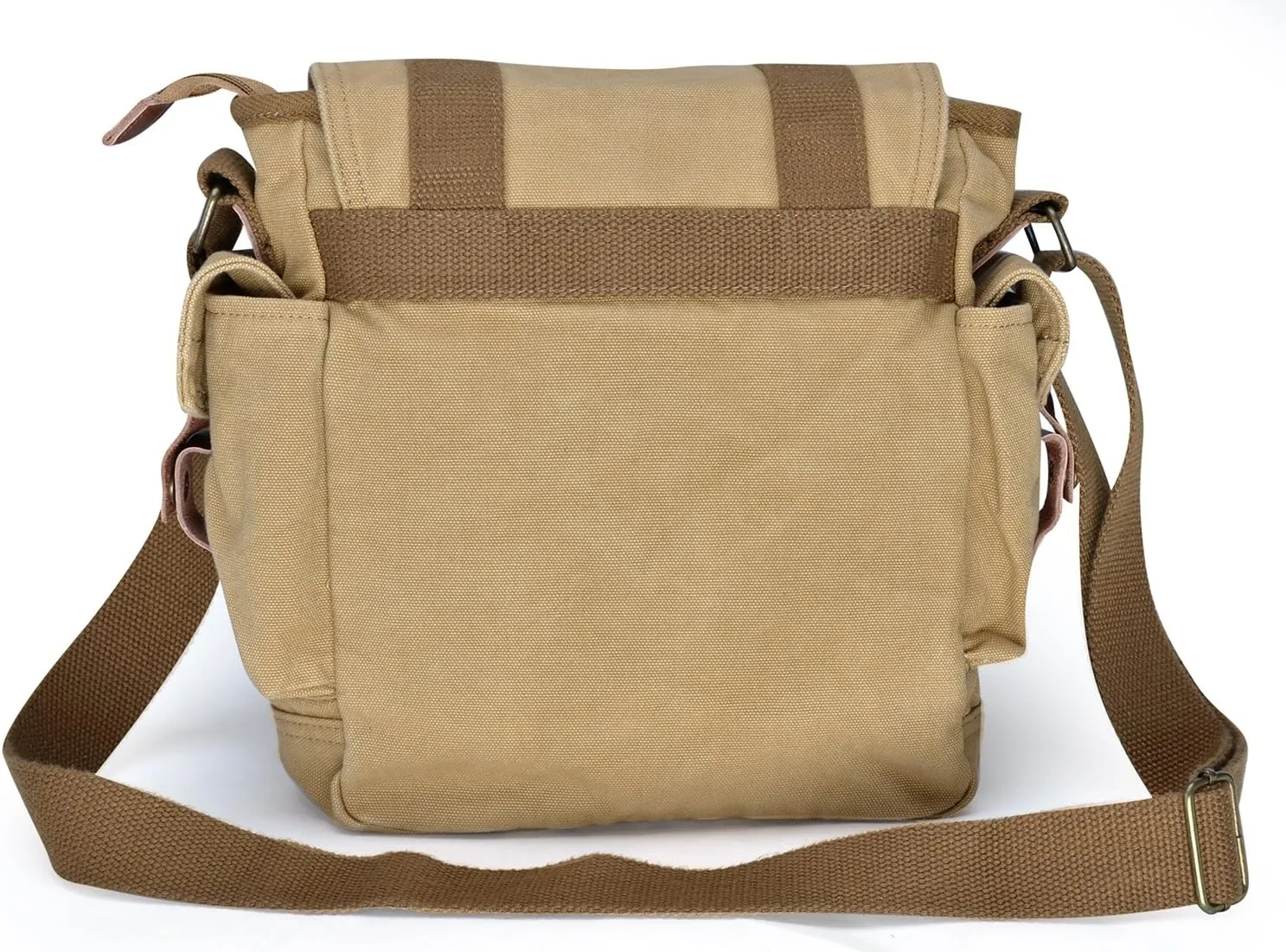 Gootium Canvas Messenger Bag - Small Vintage Shoulder Purse Crossbody Satchel
