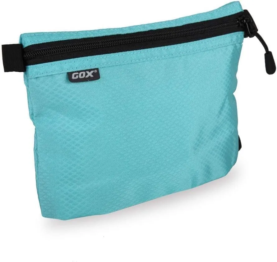 gox Small Toiletry Bag for Men Bulk Cosmetic Bag Dopp Kit Carry On Zipper Pouch Organization Nylon Small Packing Sack Waterproof