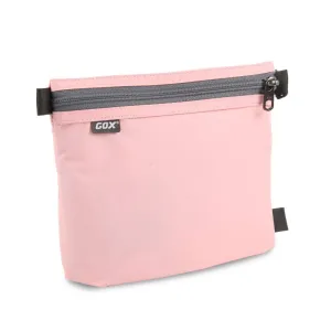 GOX Travel Toiletry Bag Carry On Zipper Pouch Cosmetic Kit Makeup Digital Bag Water Resistant Nylon (Pink)