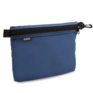 GOX Travel Toiletry Bag Carry On Zipper Pouch Cosmetic Kit Makeup Digital Bag Water Resistant Nylon（navy …
