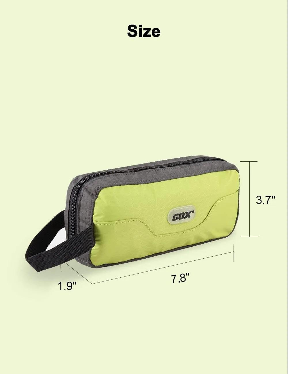 GOX Travel Toiletry Bag Dopp Kit Case for Men Multifunction Packing Organizer Pouch