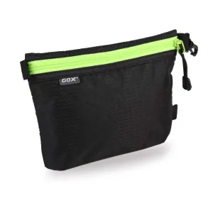 GOX Ultra Light Carry On Zipper Pouch Toiletry Bag Packing Sack Makeup Bag Digital bag (Black)