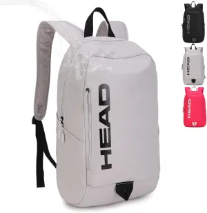 HEAD Waterproof Gym Backpack for Women & Men, Compact Sport Backpack for Gym/Fitness/Work/Daily, College Laptop Bag for 15.6 inch Notebook