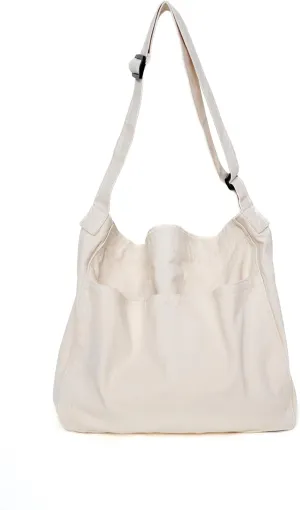 Hobo Bag Canvas Crossbody Shoulder Bag for Women and Men Large Casual Messenger Bags Canvas Tote Bag Travel Work