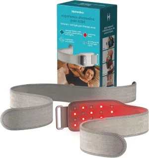 Homedics Infrared   Red Light Pain Therapy Wrap – 850 nm Infrared & 660 nm Red Light LEDs, Adjustable Strap, Rechargeable Battery, Targeted Muscle & Joint Relief
