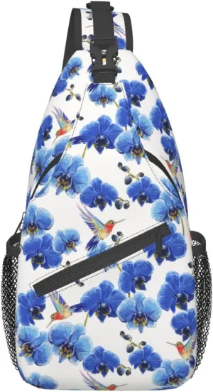 Hummingbird Sling Backpack Chest Bag Crossbody Shoulder Bag Gym Cycling Travel Hiking Daypack For Men Women