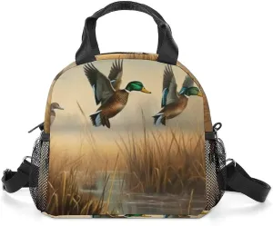 Hunting Flying Wild Insulated Lunch Bag Portable Lunch Box Tote Cooler Bags Lunchbox For Travel Picnic Work