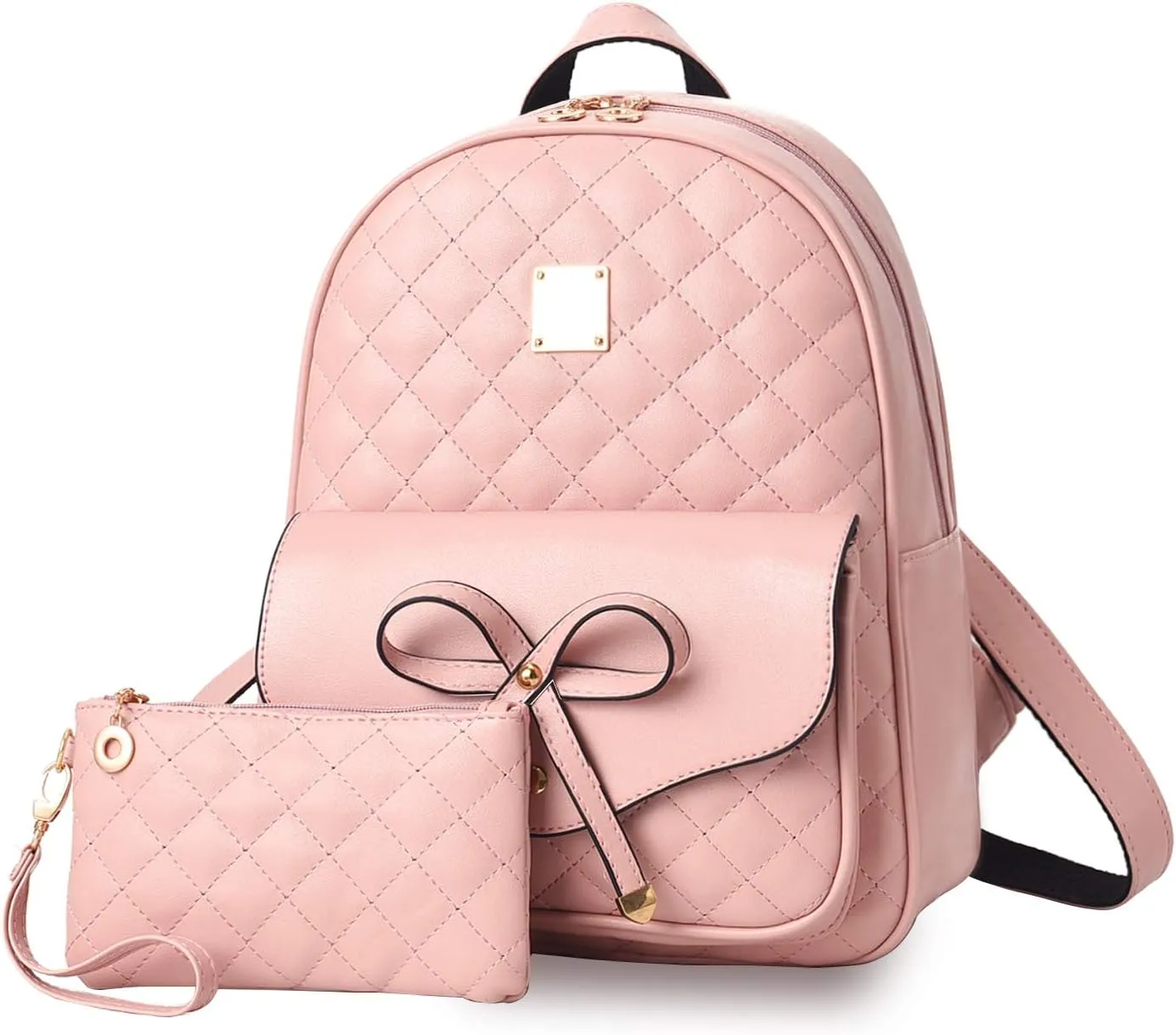 I IHAYNER Mini Backpack for Girls Gift, Backpack Purse for Teen Girls Mini Backpack, Travel Bag Bookbag Purse for Women, 2PCS