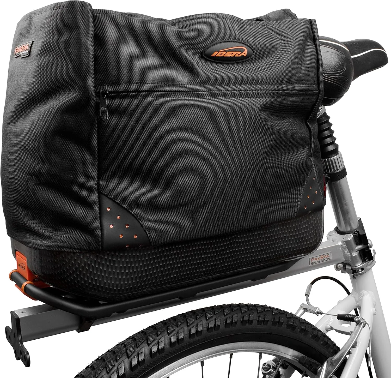 Ibera 2 in 1 Bike PakRak Insulated Cooler Trunk Bag, Bicycle Shopping Bag for Grocery, Hand/ Shoulder Bag
