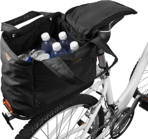 Ibera 2 in 1 Bike PakRak Insulated Cooler Trunk Bag, Bicycle Shopping Bag for Grocery, Hand/ Shoulder Bag