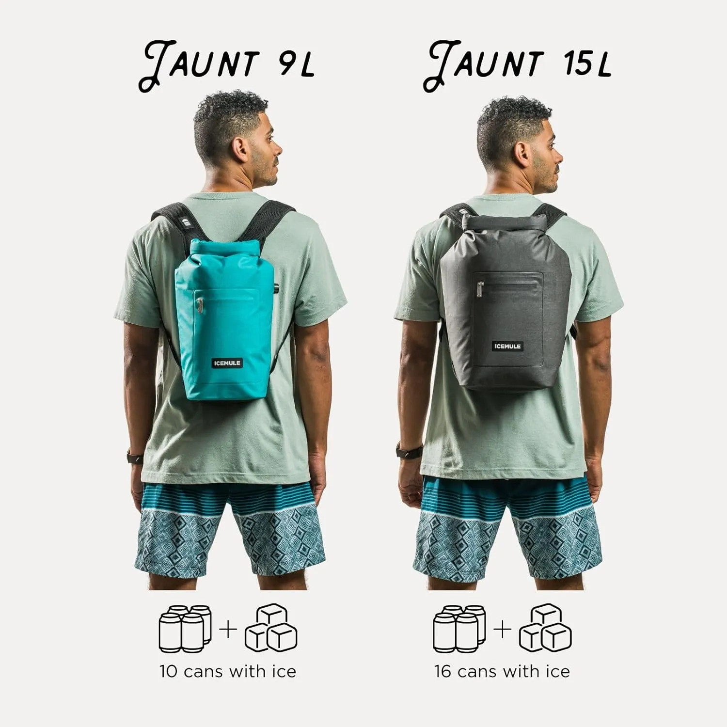 ICEMULE Jaunt Collapsible Backpack Cooler – Hands Free, 100% Waterproof, 24  Hours Cooling, Soft Sided Cooler