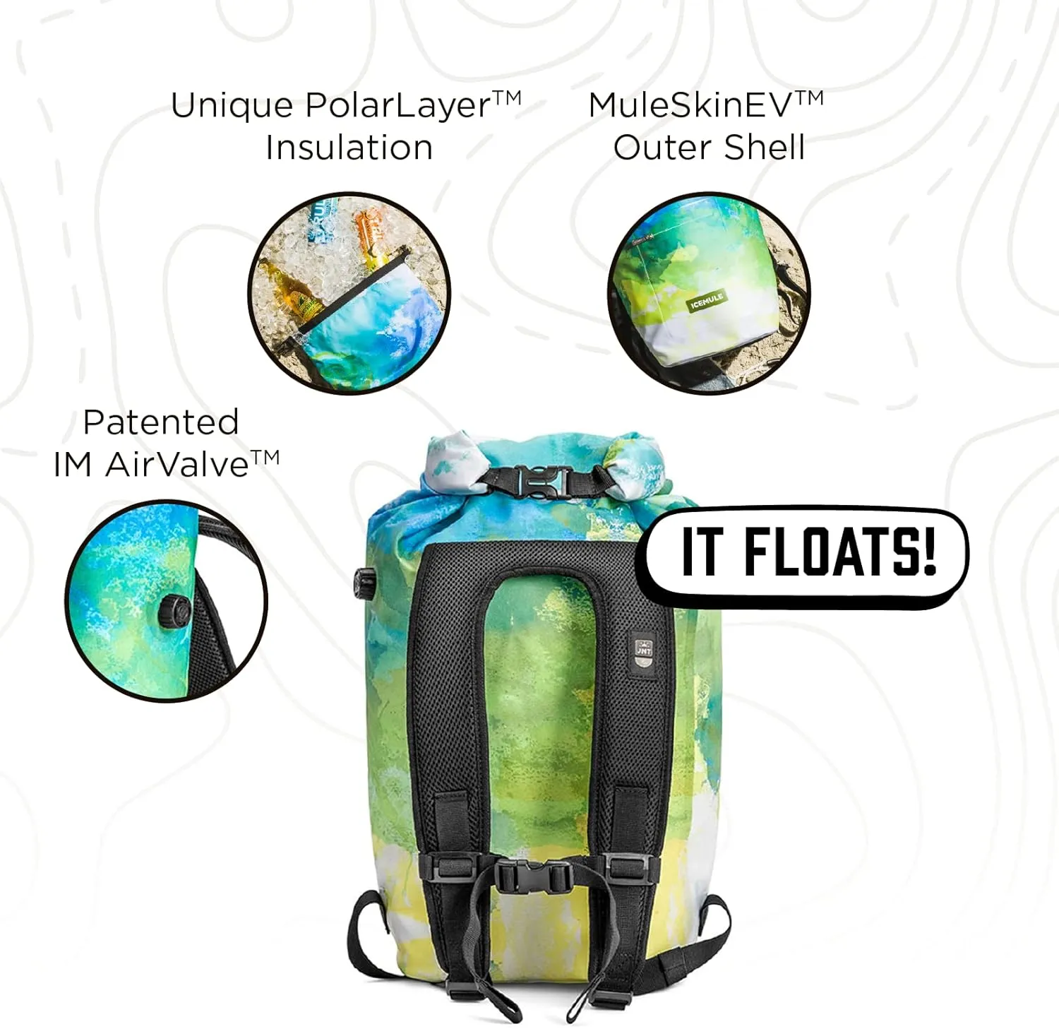 ICEMULE Jaunt Collapsible Backpack Cooler – Hands Free, 100% Waterproof, 24  Hours Cooling, Soft Sided Cooler