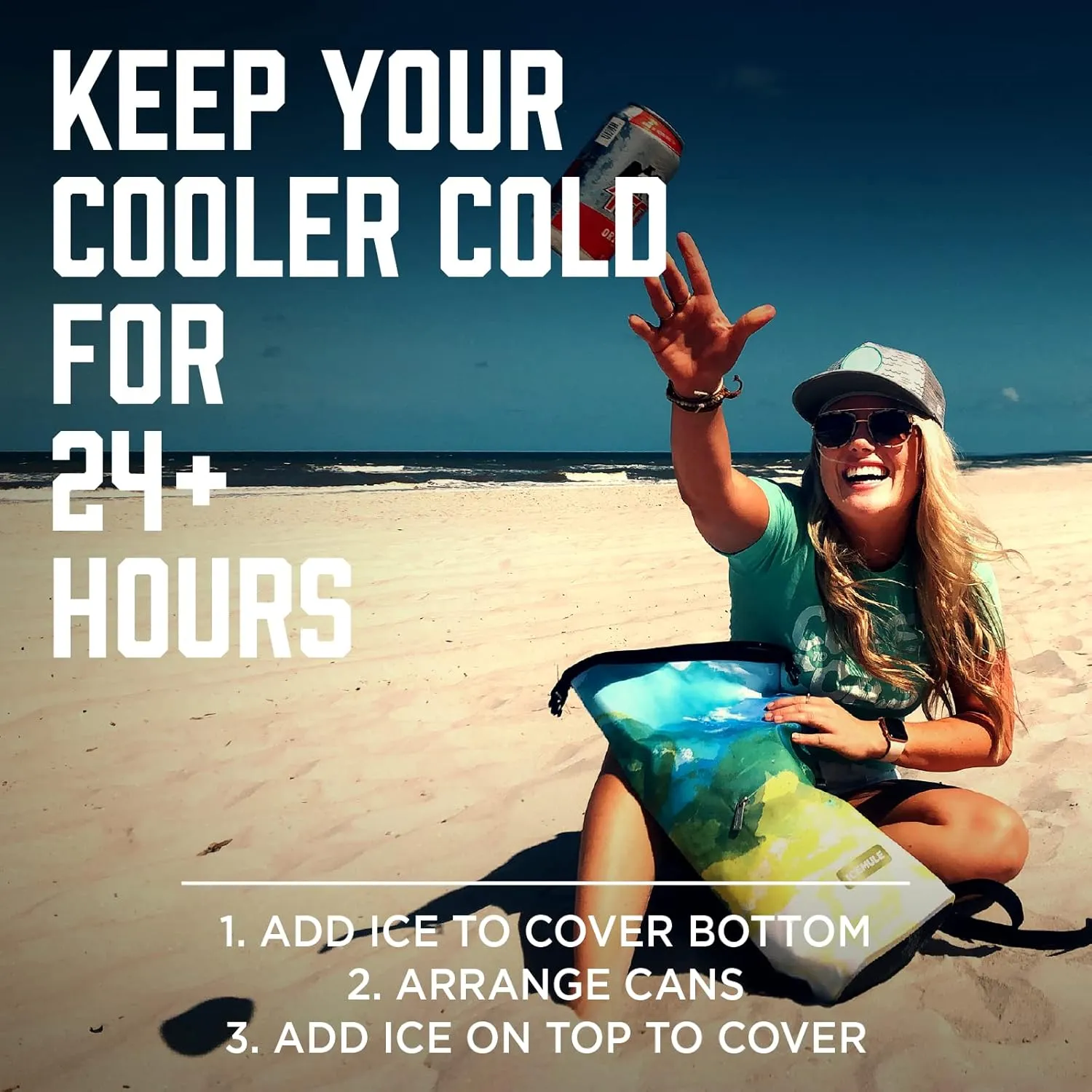 ICEMULE Jaunt Collapsible Backpack Cooler – Hands Free, 100% Waterproof, 24  Hours Cooling, Soft Sided Cooler
