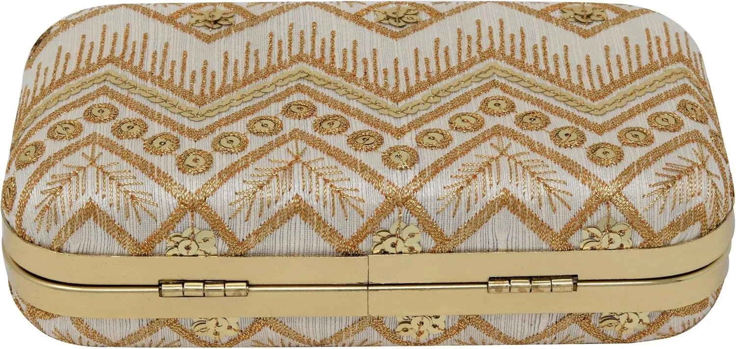IGH Chic Handcrafted Printed Clutches – Perfect for Indian Weddings, Parties, and Elegant Return Gifts (1 Pcs)