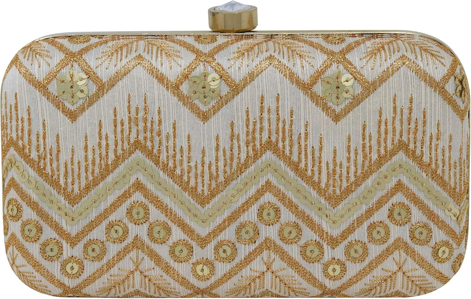 IGH Chic Handcrafted Printed Clutches – Perfect for Indian Weddings, Parties, and Elegant Return Gifts (1 Pcs)