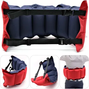Inflatable Swim Belt, Adult Swimming Training Float Belt, Adjustable Portable Swim Safety Flotation Belt for Beginners
