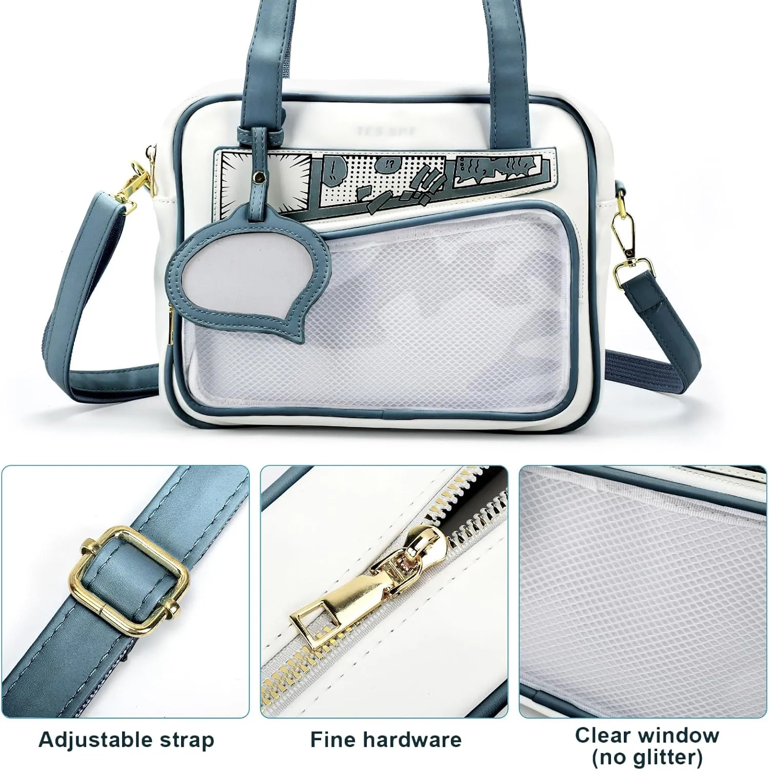 Ita Bag Crossbody Cute Small Pin Purse Kawaii Anime Messenger Bag for Women