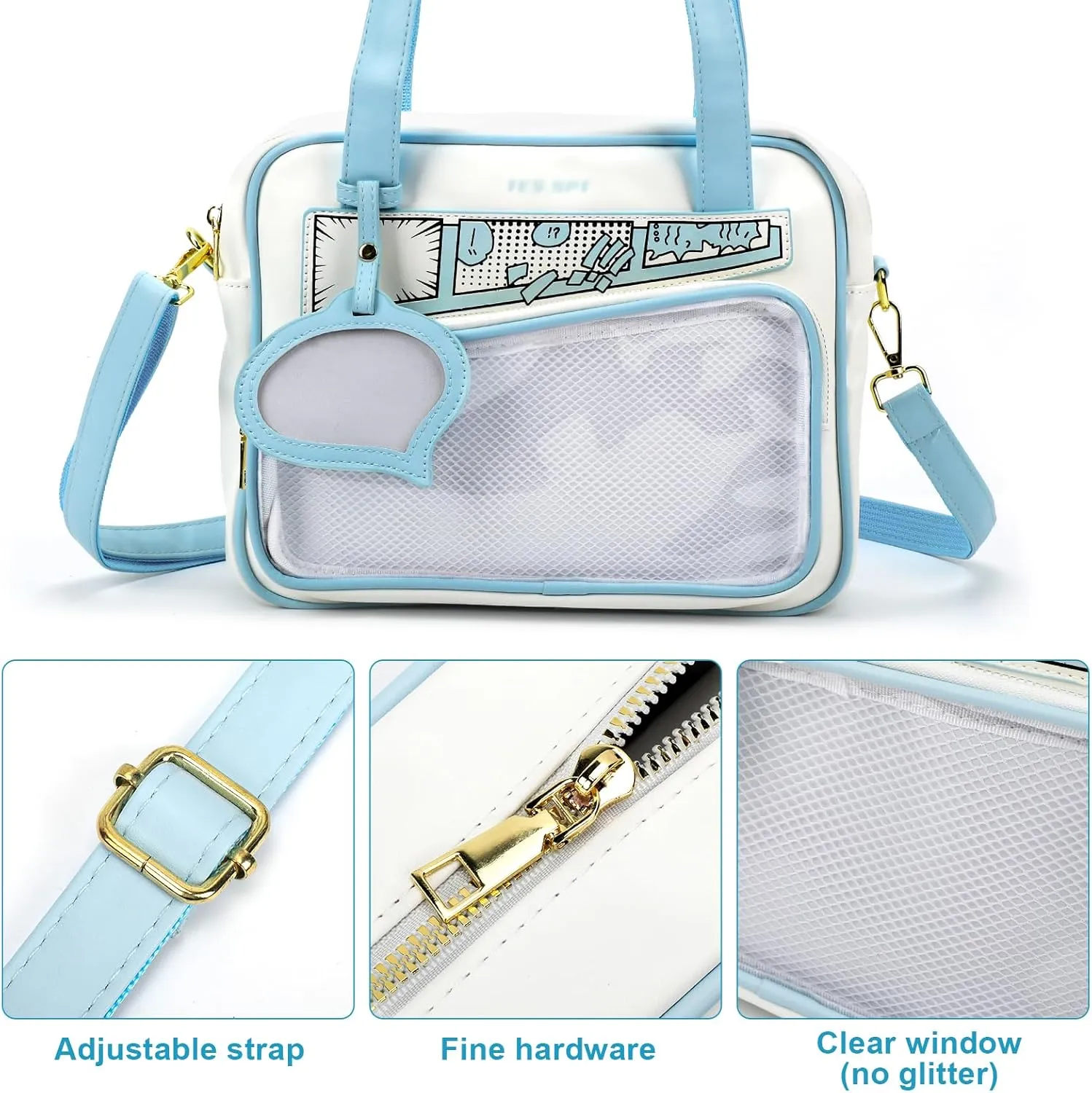 Ita Bag Crossbody Cute Small Pin Purse Kawaii Anime Messenger Bag for Women