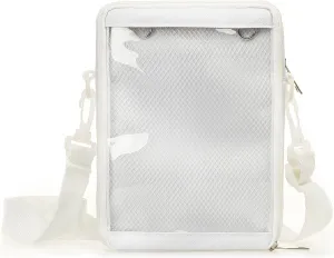 Ita Bag Small Clear Crossbody Bag Mini DIY Transparent Shoulder Messenger Bag