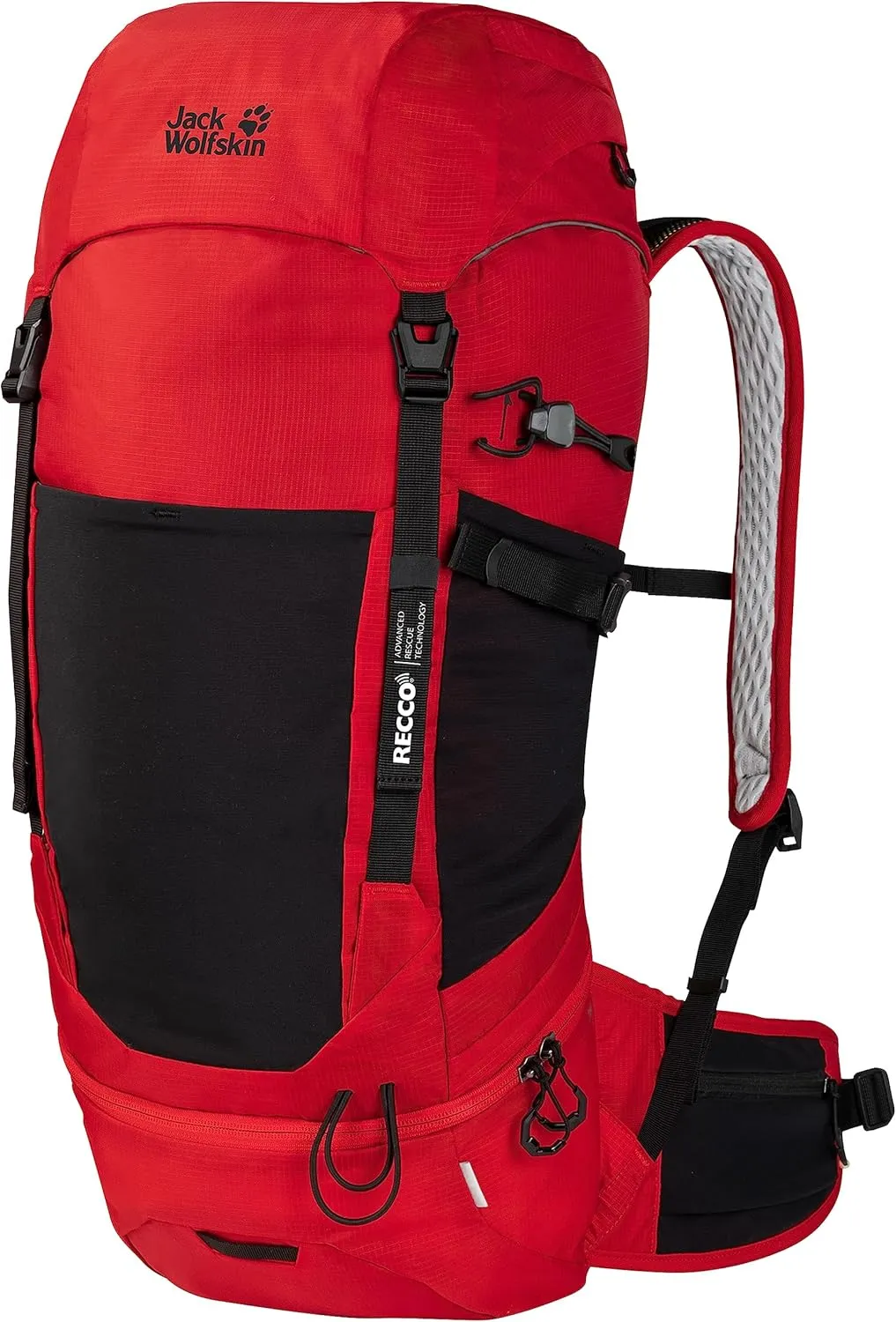 Jack Wolfskin WOLFTRAIL 28 RECCO, Adrenaline red, ONE Size