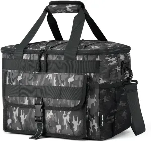 JOYHILL Soft Cooler Bag, 40 Cans Large Insulated Ice Chest Box for Lunch, Leakproof Portable Beach Cooler with Shoulder Strap for Camping,Travel,Picnic, Food Delivery 30L