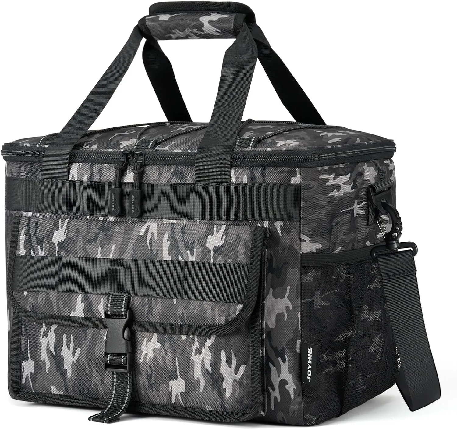 JOYHILL Soft Cooler Bag, 40 Cans Large Insulated Ice Chest Box for Lunch, Leakproof Portable Beach Cooler with Shoulder Strap for Camping,Travel,Picnic, Food Delivery 30L